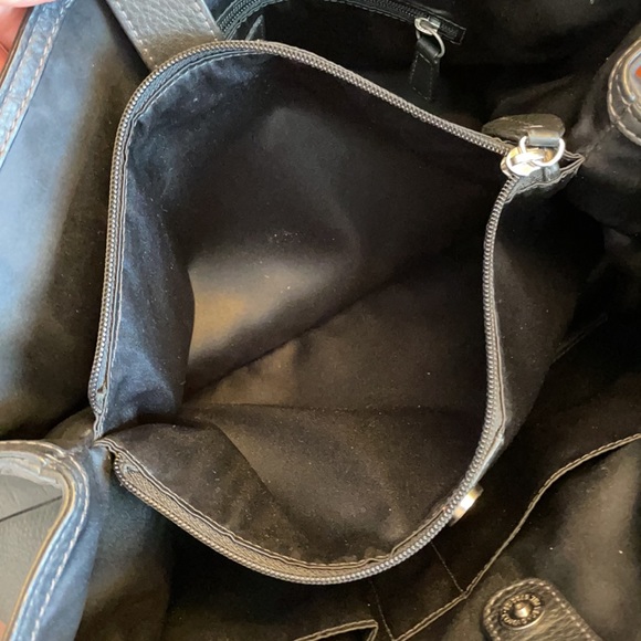 Coach F19044 Penelope HandBag Black Leather - Picture 9 of 11